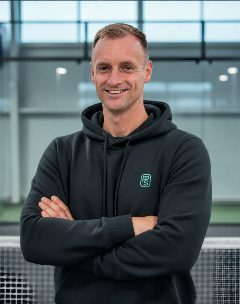 Rob Dijkstra, trainer bij PadelStad